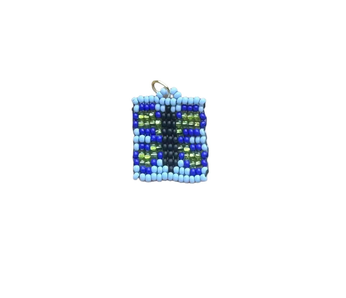 Butterfly - blue & sparkly green