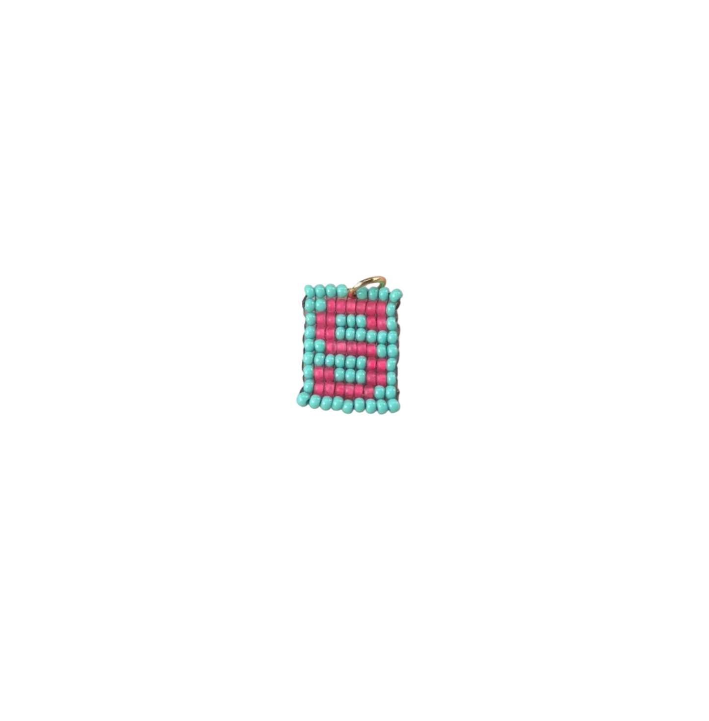 S - teal & hot pink