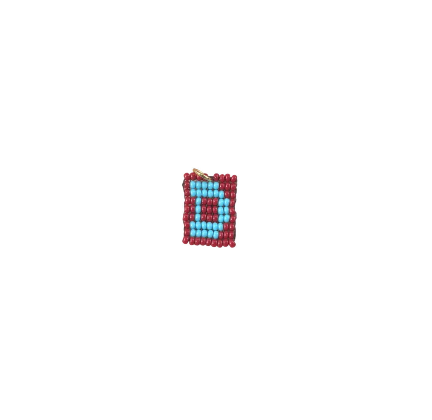 D - maroon & blue
