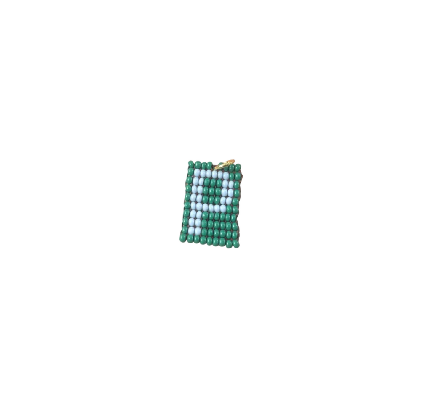 P - green & light blue