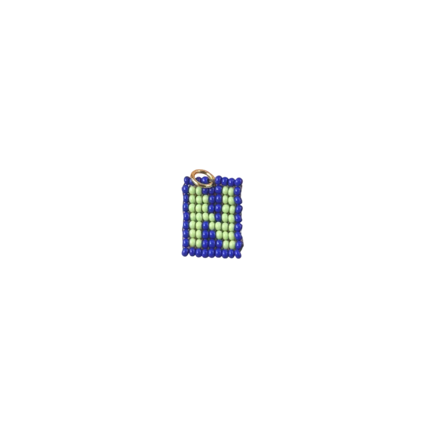 N - dark blue & light green