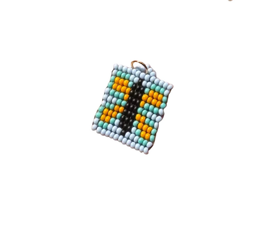 Butterfly - teal & orange