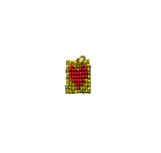 yellow & red - HEART