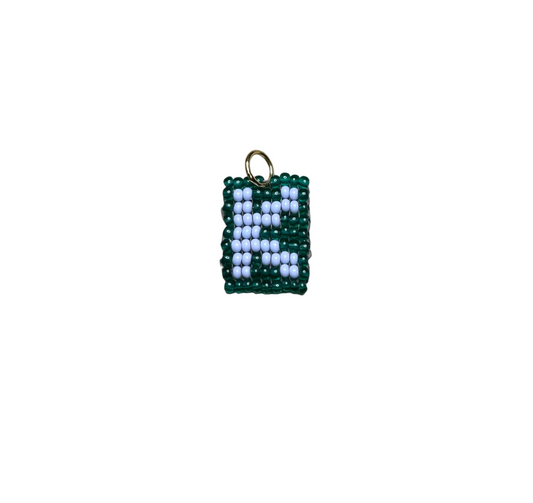 dark green & baby blue - K