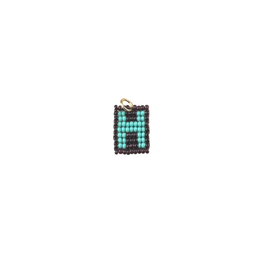 M - dark purple & teal