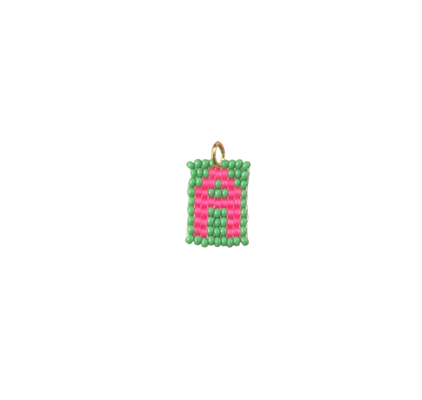 A - green & hot pink
