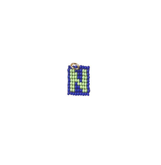 N - dark blue & light green