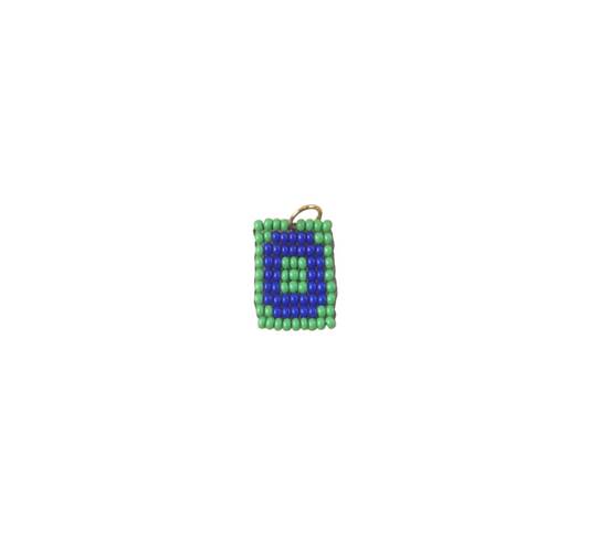 O - green & blue