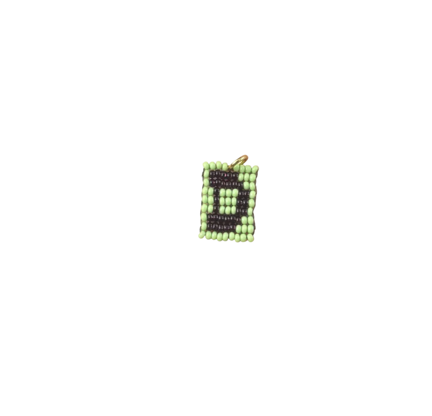 D - light green & dark purple