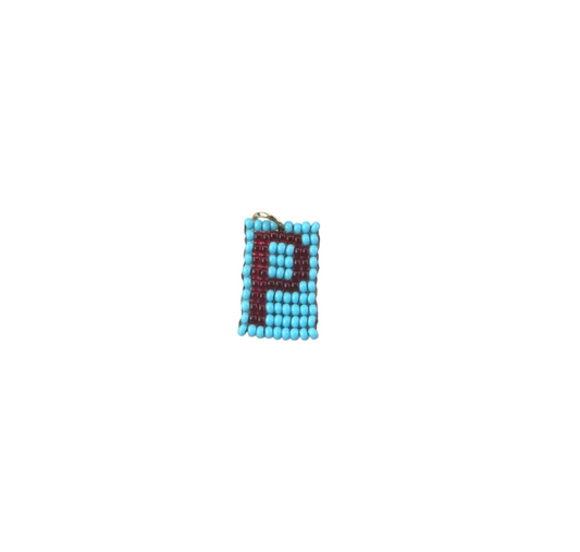 P - blue & red