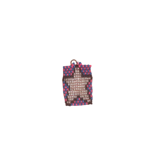 STAR - pink/blue checkered