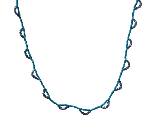 half moon necklace - no clouds in the sky